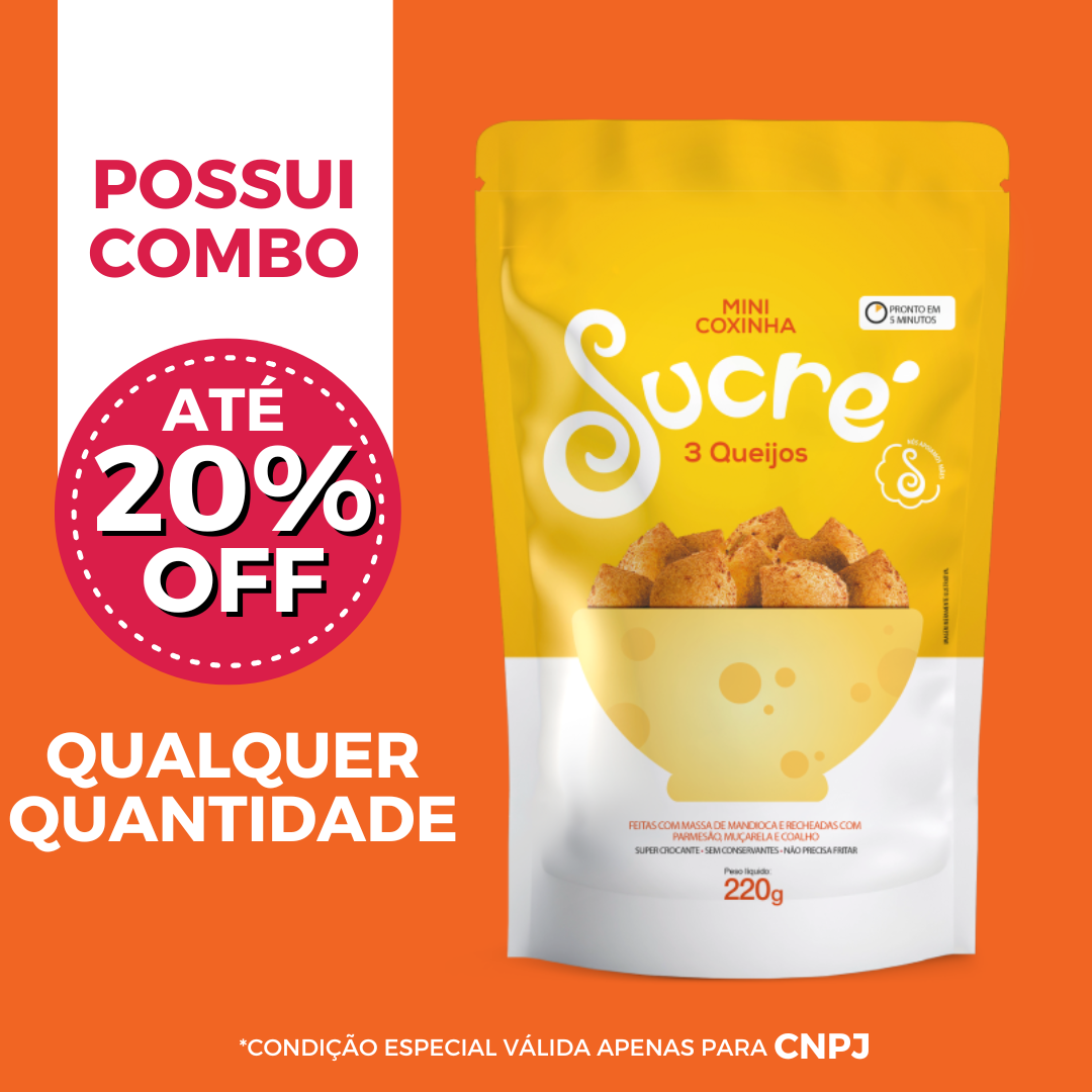 Coxinha de Queijo 220g - Sucré